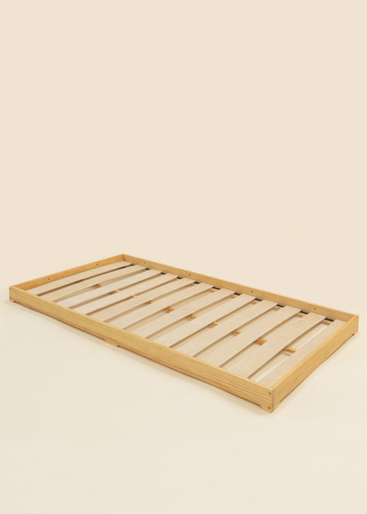 Wooden Bed Frame - Natural Wood