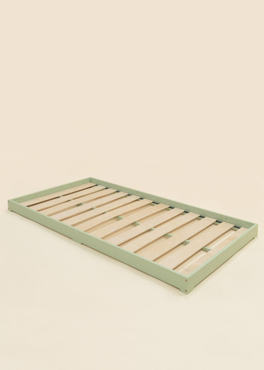 Wooden Bed Frame - Seafoam